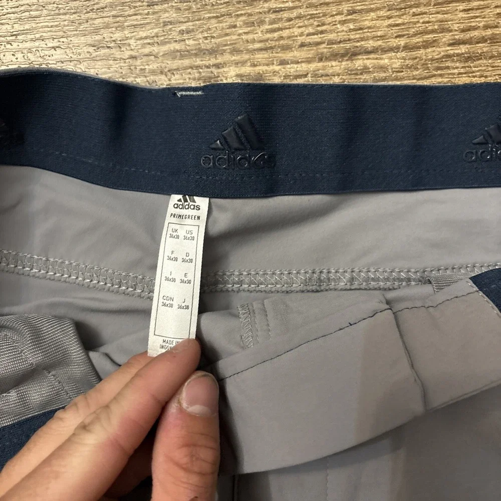 Adidas Golf Pants Mens 36x30 (28) Black Go To 5 Pocket Stretch Chino Tapered Fit